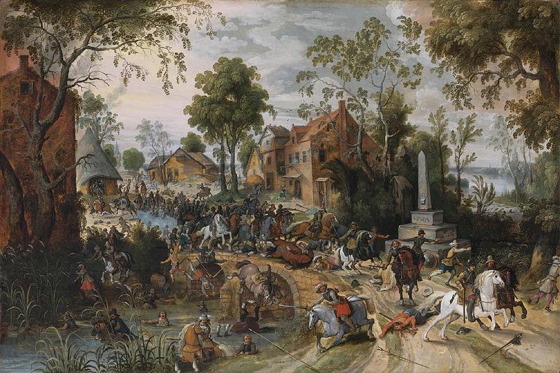 Sebastiaen Vrancx The Battle of Stadtlohn France oil painting art